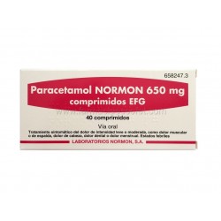 Paracetamol Normon 650 mg...