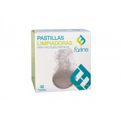 FARLINE PASTILLAS LIMPIADORAS DE PROTESIS DENTALES 32 TABLETAS