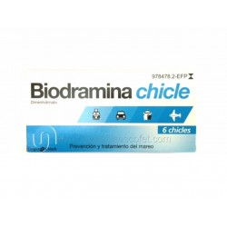Biodramina 6 chicles