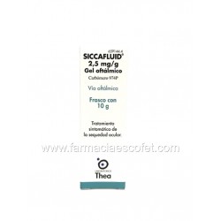 Siccafluid gel oftalmico 10 g
